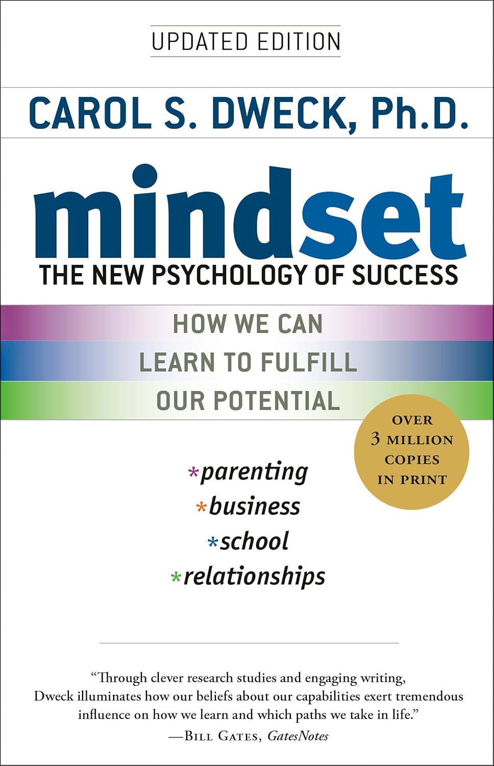 Cover of Mindset: The New Psychology of Success by Carol Dweck